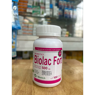 ✅ Biolac Fort lọ 100 viên Bổ sung lợi khuẩn hỗ trợ giảm rối loạn tiêu hoá, giúp ăn ngon miệng