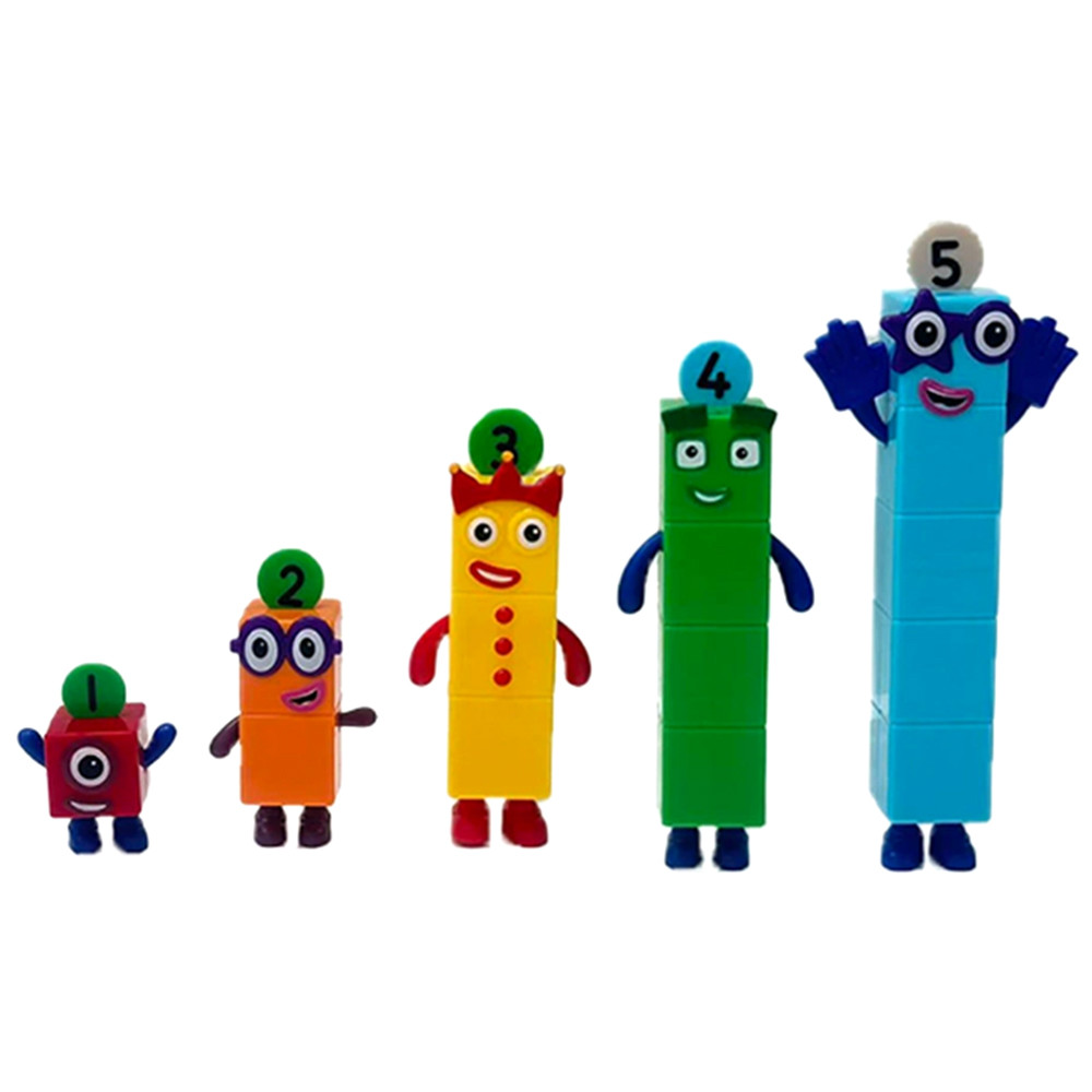 Learning Resources Numberblocks 1-5 Action Figure Pack 5 Cute Number Character Figurines Preschool M