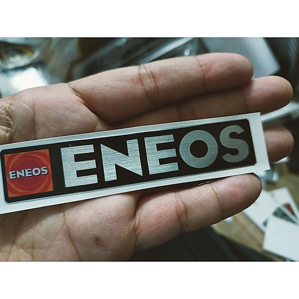 Tem dán Eneos trang trí mặt nạ trước xe Exciter new
