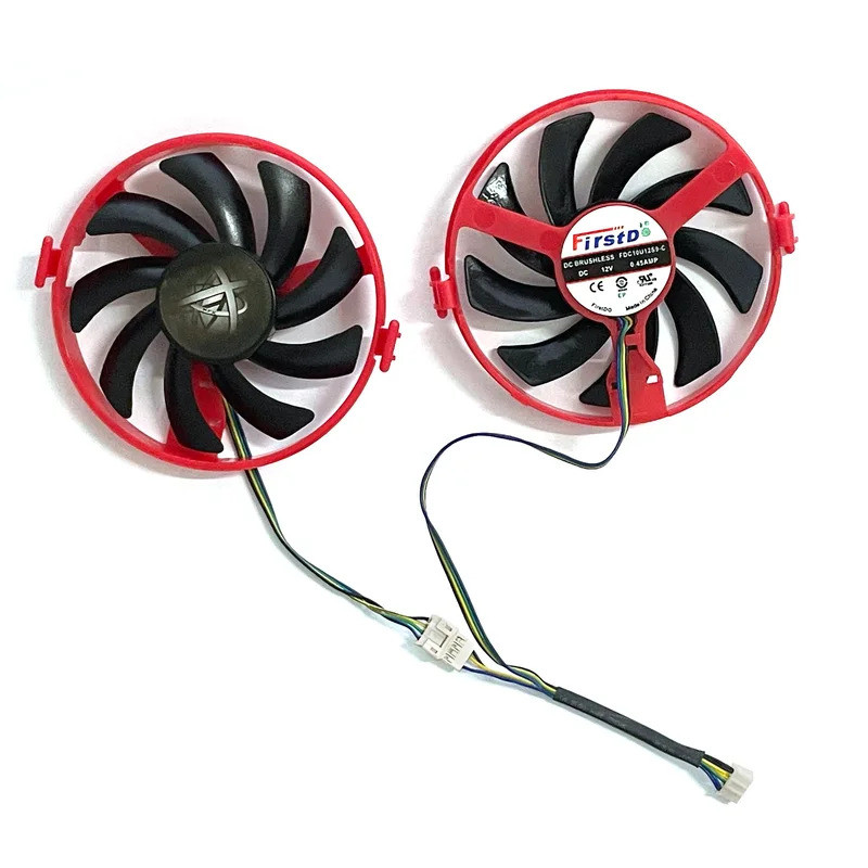 FDC10U12S9-C 4PIN XFX RX 460 GPU QUẠT Cho XFX AMD Radeon RX 460 Quạt Làm Mát Đồ Họa