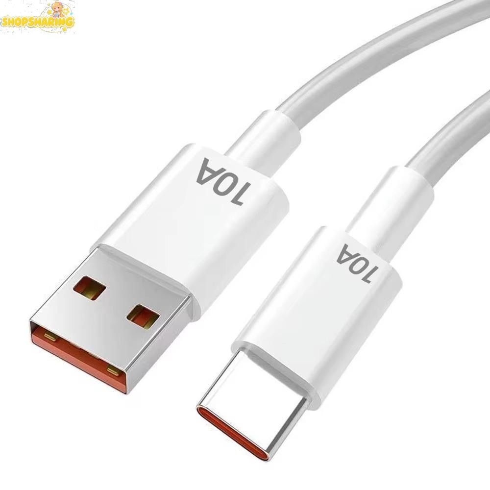Dây sạc nhanh SHOPSHARING, Cáp USB 10A Type C điện thoại di động, Dây cáp dữ liệu cáp sạc USB 120W 1