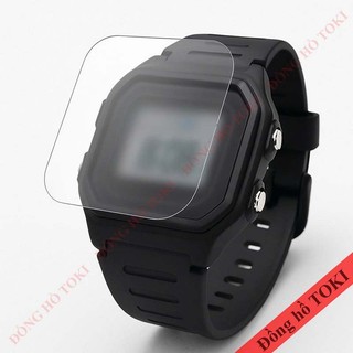Tấm dán mềm bảo vệ mặt đồng hồ - Tương thích casio w-800h các màu