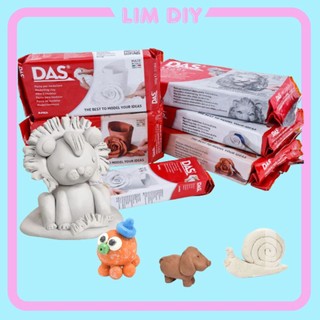  Đất Sét Tự Khô DAS Chính Hãng Italy | Làm Gốm DIY Handmade An Toàn Cho Trẻ LIM DIY 