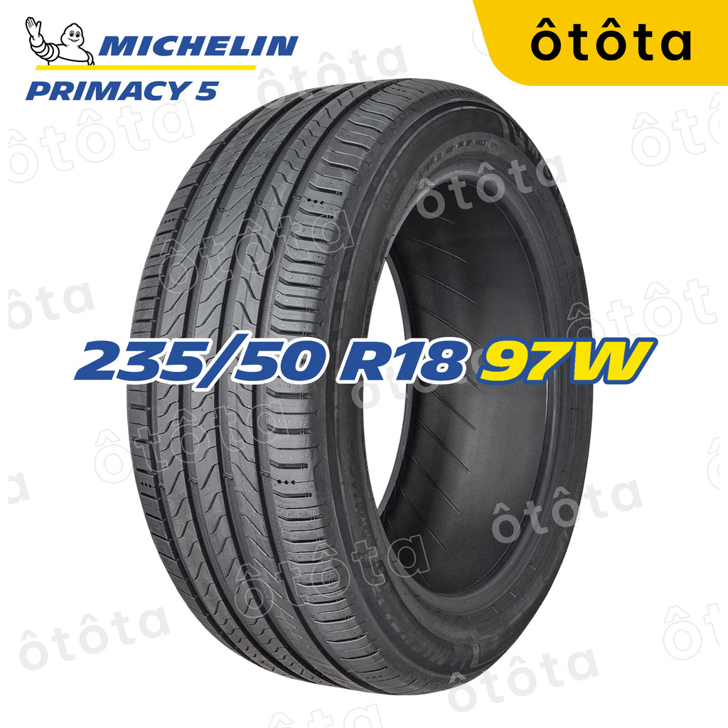 Lốp ô tô Michelin 235/50 R18 97W Primacy 5 - Chính hãng BH 6 năm (235/50R18, 235 50 R18)