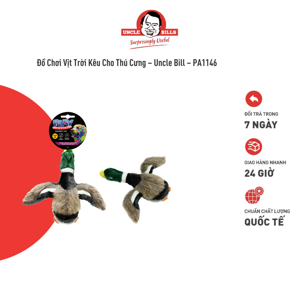 Đồ Chơi Vịt Trời Kêu Cho Thú Cưng – Uncle Bill – PA1146