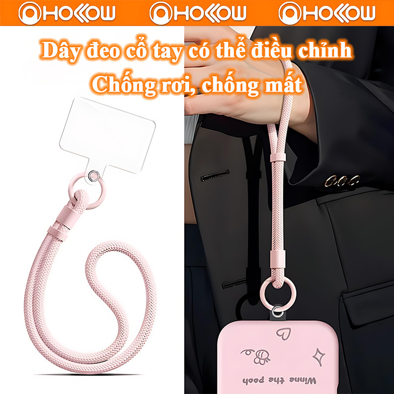 Dây đeo cổ tay điện thoại tự khóa, chống rơi, chống thất lạc cao cấp cho iPhone Samsung Oppo Xiaomi Huawei Vivo