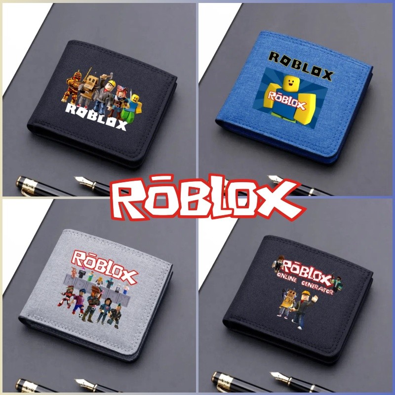 Mới Roblox Ví Trẻ Em Roblox Hoạt Hình In Ví Bé Trai Ví Vải Học Sinh Dây Kéo Ví Có Thẻ Ngân Hàng Đồng