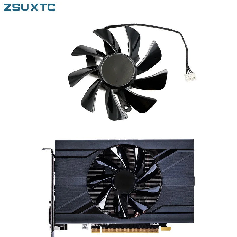 T129215SU RX 570 470D GPU Cooler Video Card Quạt Cho Radeon sapphire RX470D RX570 ITX Card Đồ Họa Hệ