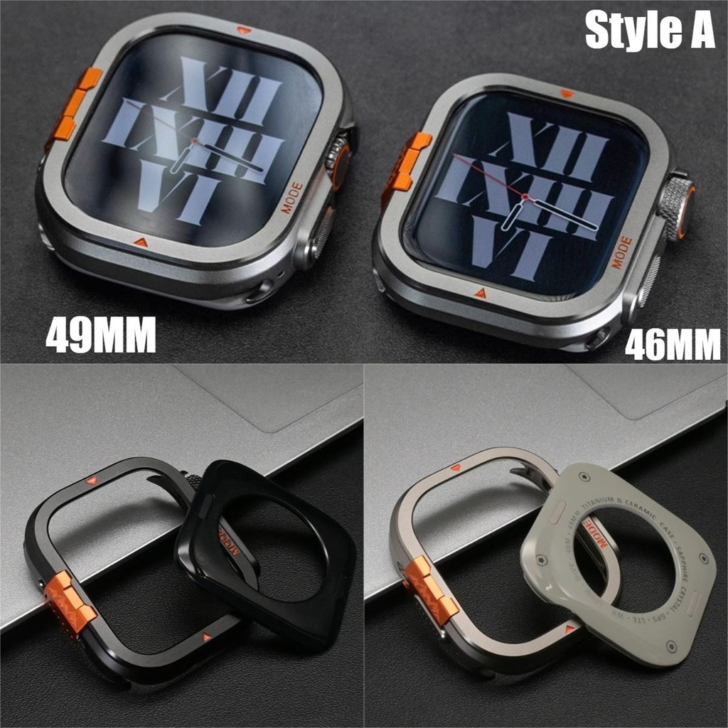 Ốp Bảo Vệ Hợp Kim Nhôm Cho Apple Watch Ultra3 49mm S11 46mm iwatch Series 10 46mm Ultra 2 / 1 49mm