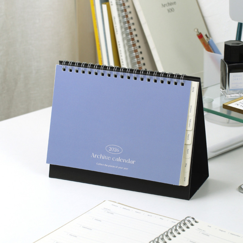 2026 KOREA CALENDAR — PAPERIAN Archive Desk Calendar