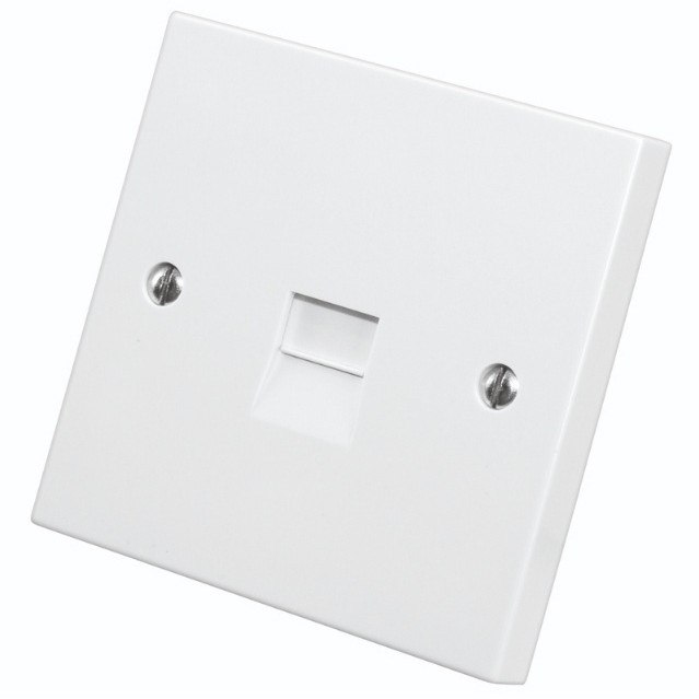 Tiêu chuẩn Anh Katar Lebanon Bozwana Nigeria Ổ CẮM Điện thoại 1 GANG RJ11 Ổ CẮM