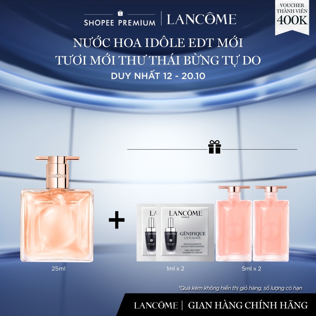 Nước Hoa Idole EDT Lancome Ngọt Thanh Tươi Trẻ 25ml