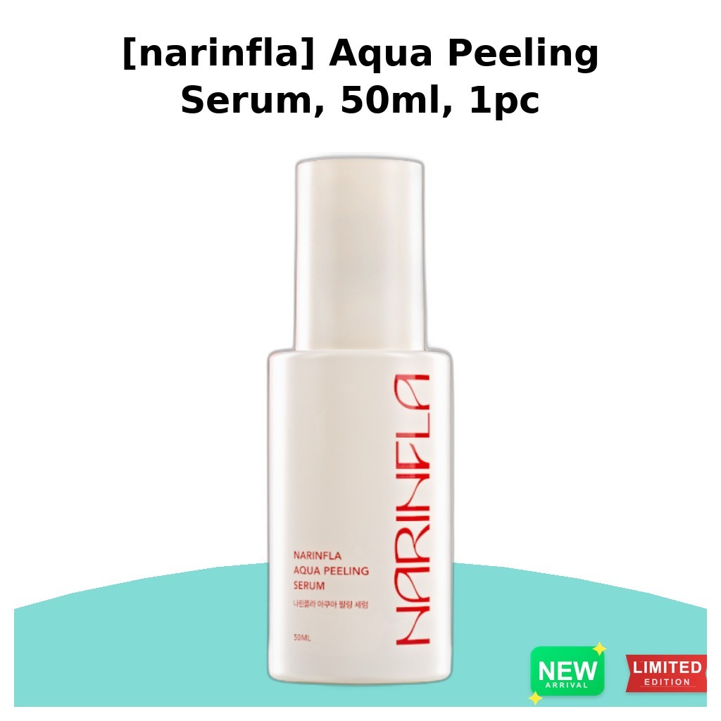 [narinfla] Serum lột Aqua, 50ml, 1pc / Serum lột Aqua Hàn Quốc / Công thức tẩy tế bào chết / Chính h