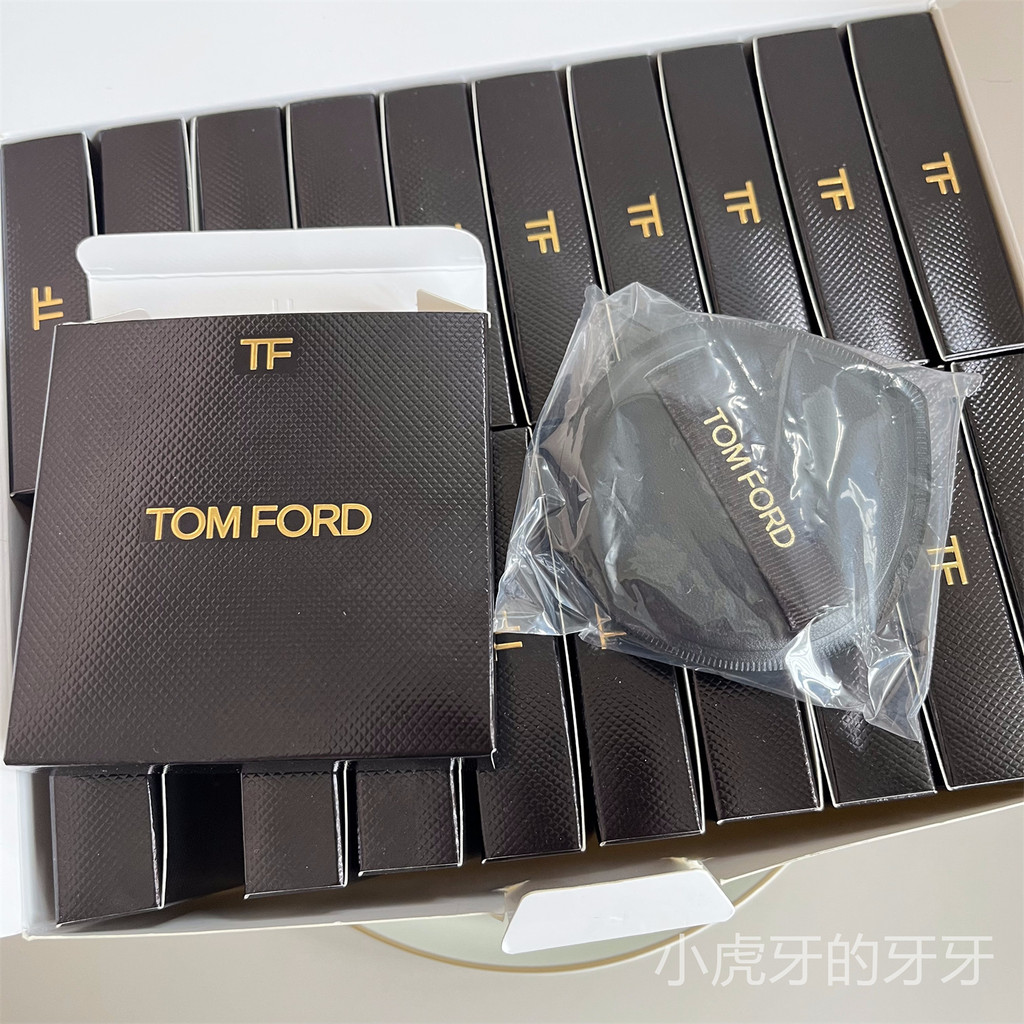 Tom Ford / Tom Ford Marshmallow Leather Puff Counter Original Black Cushion Puff Dịch vụ tinh tế