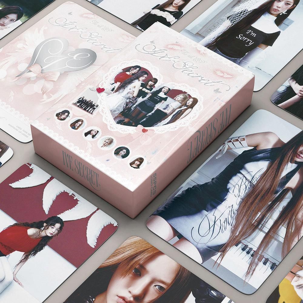 Set 55 lomo card IVE - SECRET 2025