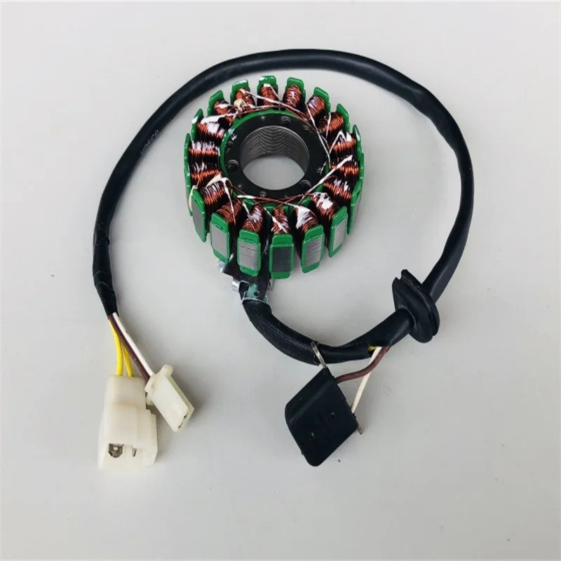 FW Xe Máy AN125 18 Cực 5 Dây Nam Châm Stator Cuộn Dây Máy Phát Điện Cho Suzuki AN125 HS125T HJ125T B
