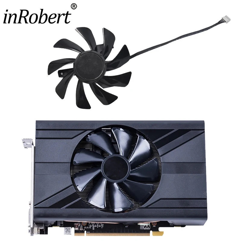 * 85MM T129215SU Video Card Quạt Thay Thế Cho Sapphire RX 570 470D ITX RX470D RX570 Card Đồ Họa Quạt