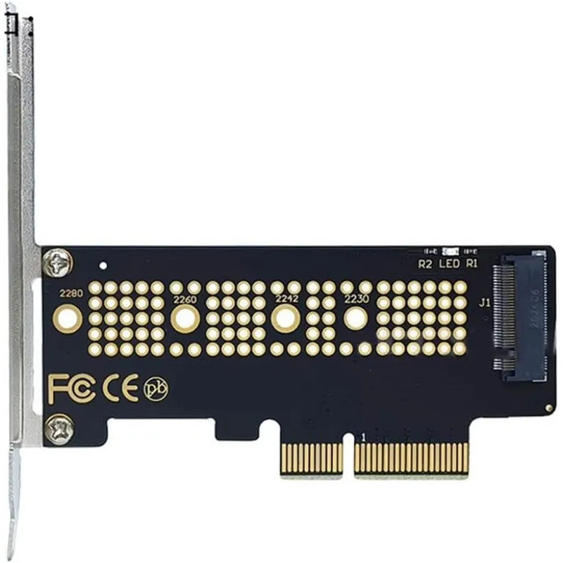 Bộ chuyển đổi M.2 NVME sang PCIe 4.0 M.2 SSD Gen4 PCIe 4.0 X1 X4 X8 X16 Thẻ mở rộng cho PC
