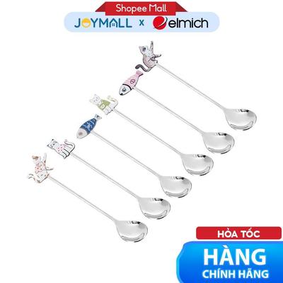 Bộ Muỗng Hoạt Hình 6 Chiếc Elmich EL2380 , Hàng Chính Hãng, Đa Năng, Nhỏ Gọn - JoyMall