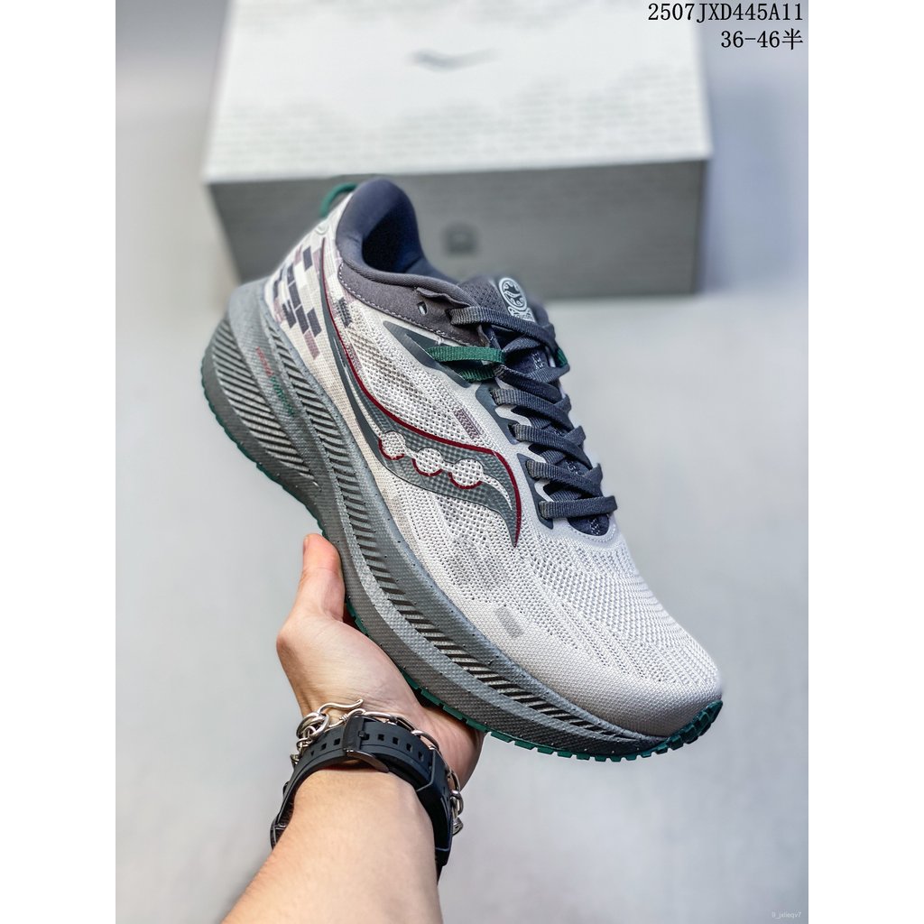 Giày Saucony Triumph 21 unisex sneaker marathon training breathable cushioning quick‑dry comfort chí
