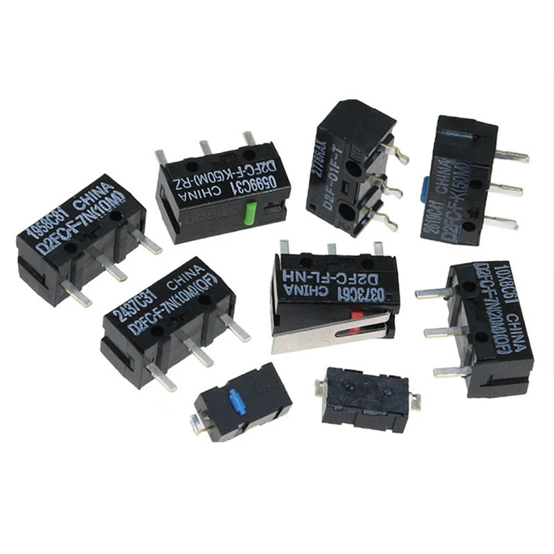 2 Chiếc Mới Chính Hãng Chuột Micro Switch D2FC-F-7N Nút Chuột Fretting D2FC-E-7N D2FC 10M 20M CỦA 50