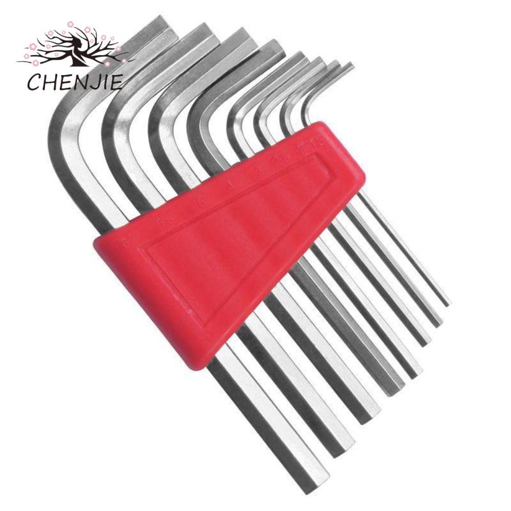 CHENJIE 5 / 8 / 11 Cờ lê Allen, Bộ chìa khóa Allen hai đầu Inch, Bộ cờ lê tay ngắn đa dụng cụ Bộ cờ 