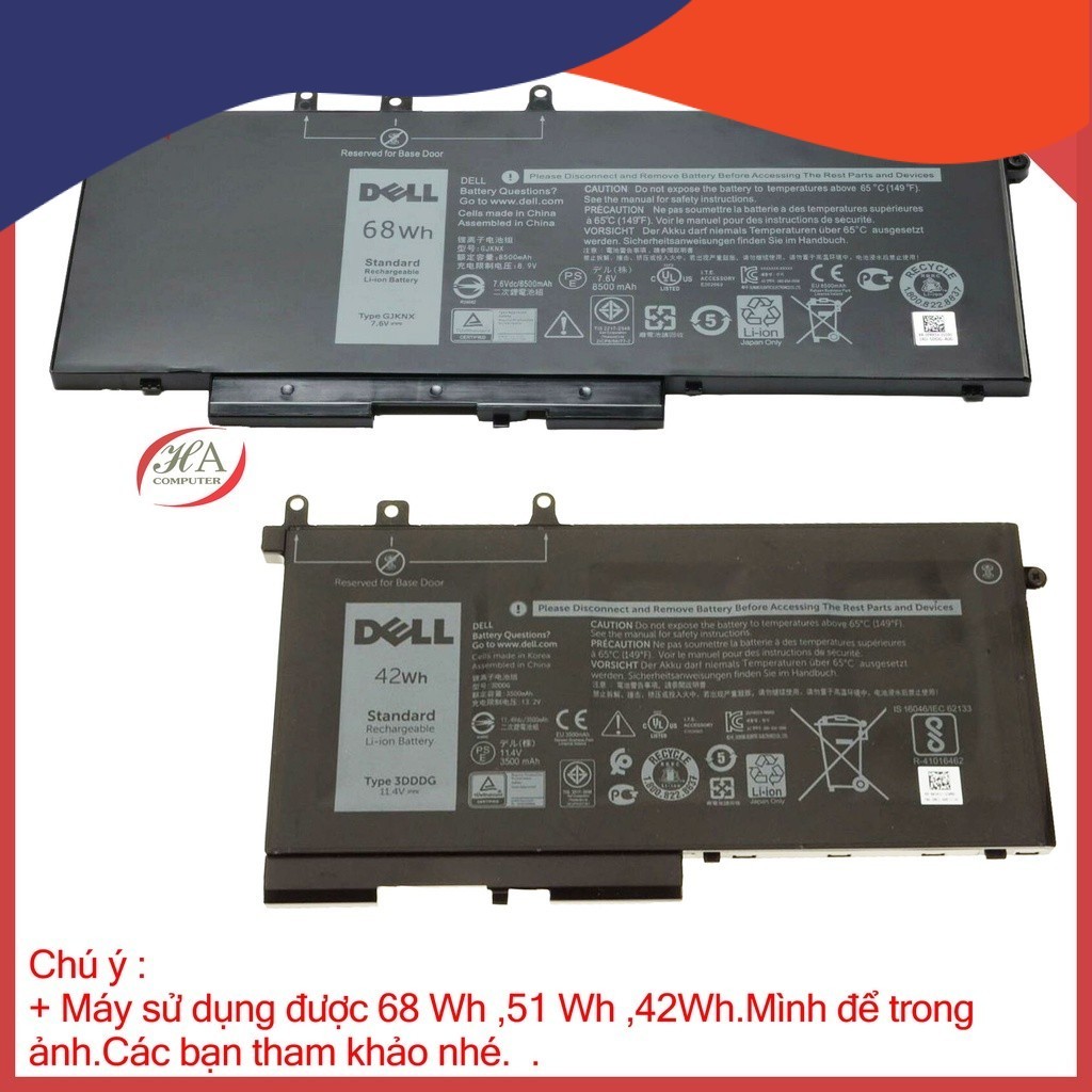 Pin Thay Thế Laptop Dell Latitude 5590