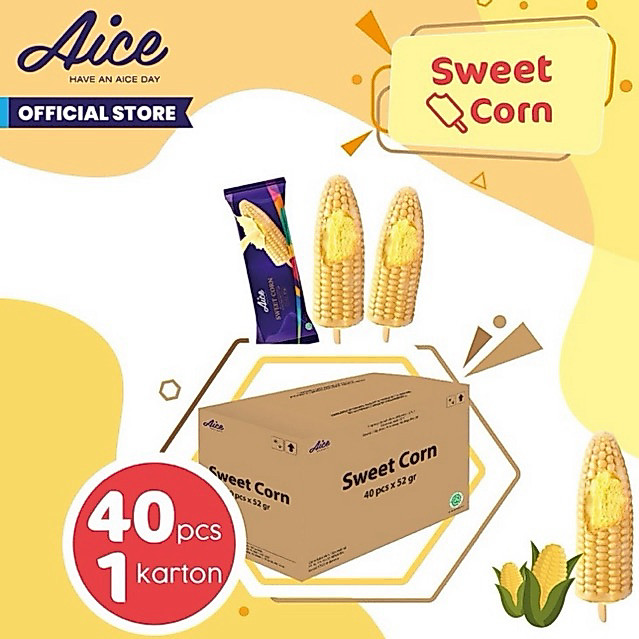 Thùng kem bắp Aice(40 cây)