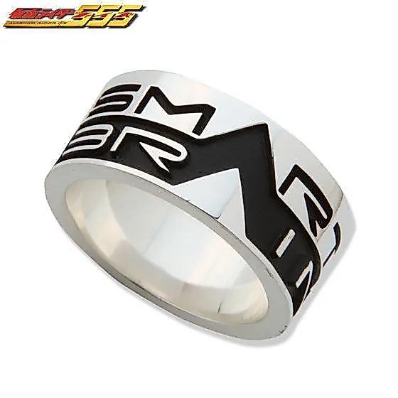 Nhẫn bạc họa tiết kamen rider 555 thiết kế mở độc đáo cá tính cho học sinh