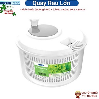 🌱bộ quay rau lớn duy tân, nhựa pp an toàn, tiện dụng cho nội trợ 🌱duytanstore🌱