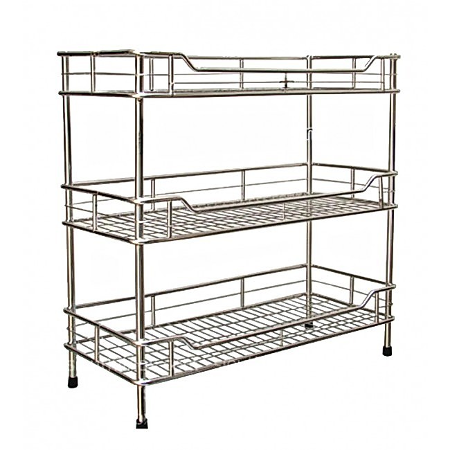 KỆ CHÉN INOX SUS 201 CAO CẤP -- KỆ 40x60 -3 Tầng -- kệ chén đứng inox