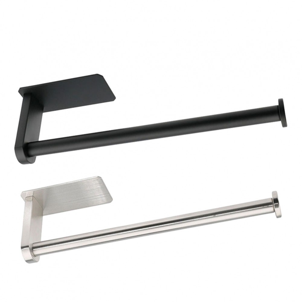 [DOLLDOLL-VN]Paper Towel No Hole Punch Toilet Lengthen Adhesive Toilet Kitchen Bathroom