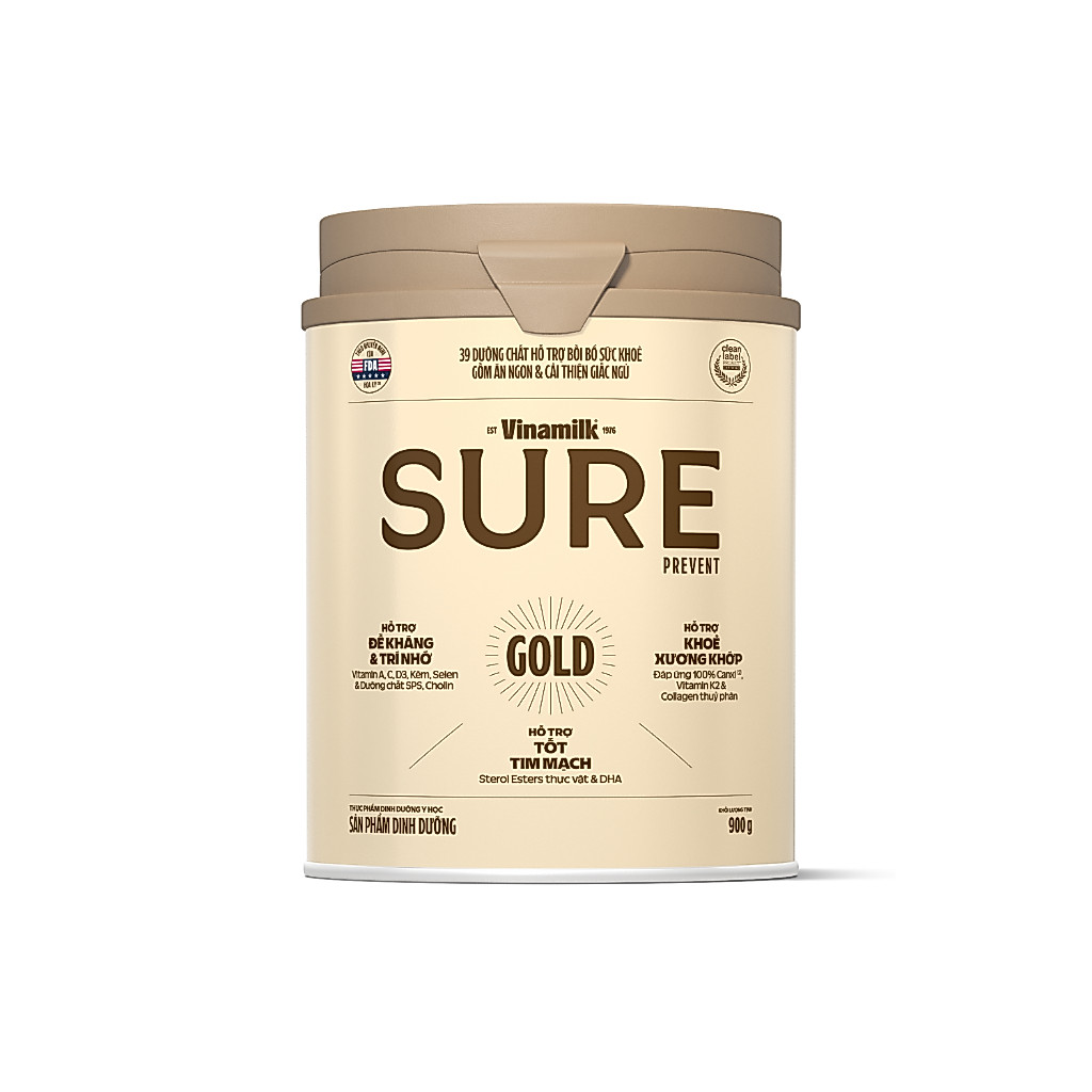 Sữa Vinamilk Sure Prevent Gold 900g(mẫu mới)
