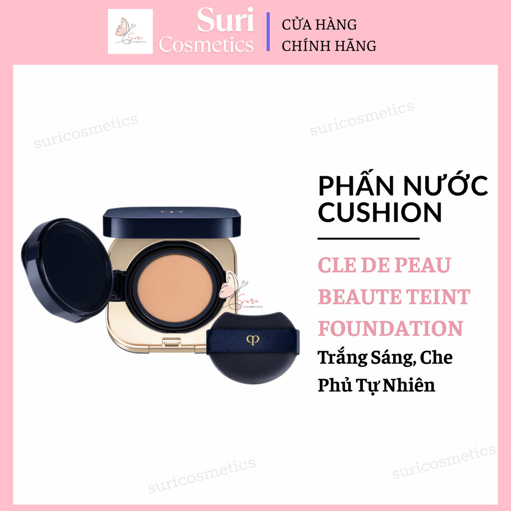 [CHÍNH HÃNG tone I10:Trắng Sáng] Phấn Nước Cushion Cle De Peau Beaute Teint Foundation SPF 25/PA+++