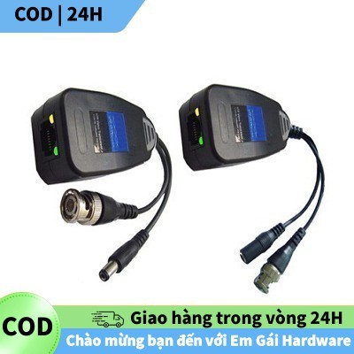 [COD] Video Balun Liền Nguồn 2Mp – Chống Sét, Chống Nhiễu, Dùng Cho Camera Quan Sát Ngoài Trời