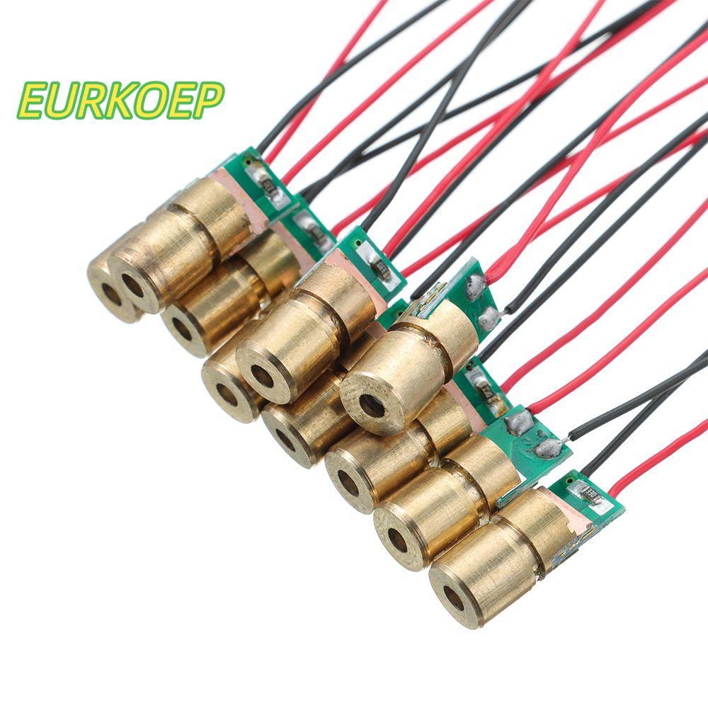 MAILE 1 / 3 / 5 / 10pc Điốt Laser 5 triệu watt Mô-đun Diode Chấm Đầu Đồng Chất Lượng Cao
