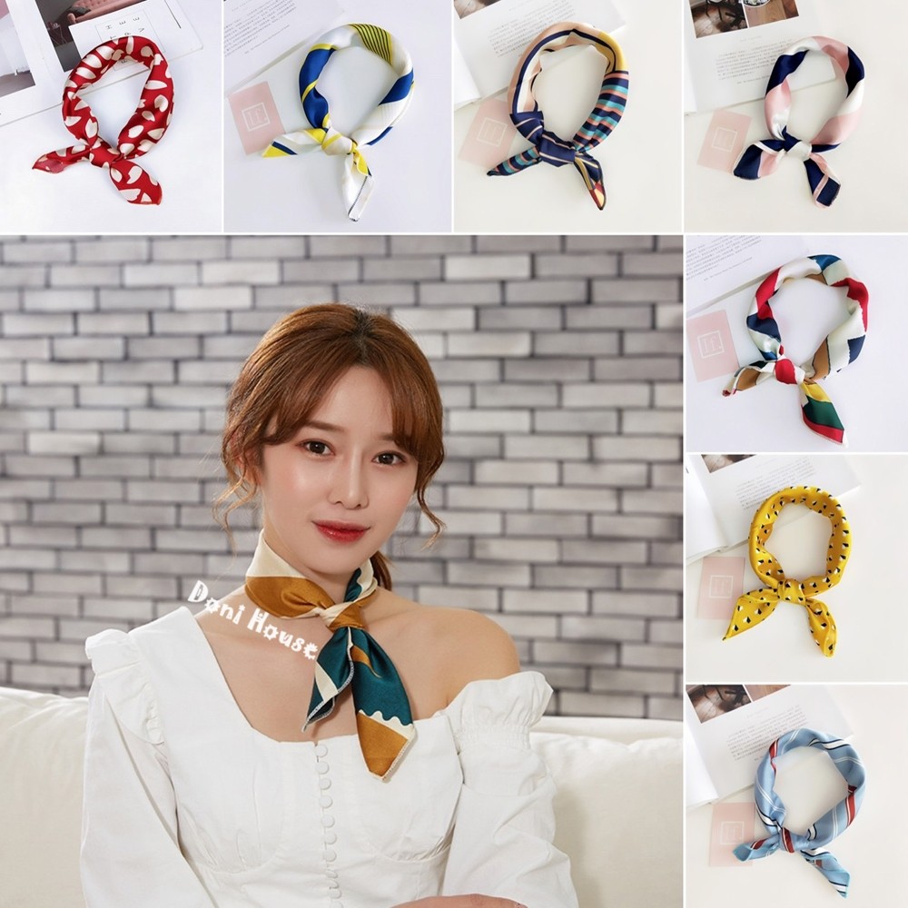 Khăn lụa vuông FT 50x50 cm Turban Bandana 50x50