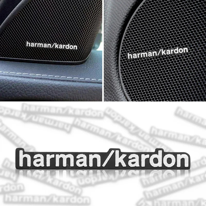 Harman Kardon BOSE Huy Hiệu Nhôm 3D Xe Ô Tô Dán Âm Thanh Cho bmw Dacia Alfa Romeo Lada Skoda Hyundai