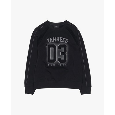 MLB - Áo sweatshirt unisex cổ tròn Varsity Sportive_3AMTV0254-50BKS