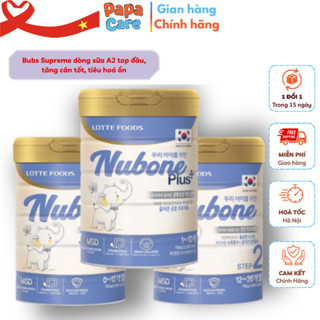 Nubone Plus+ 750g Step 1 & 2 – Sữa công thức cho bé thông minh, khỏe mạnh, cao lớn