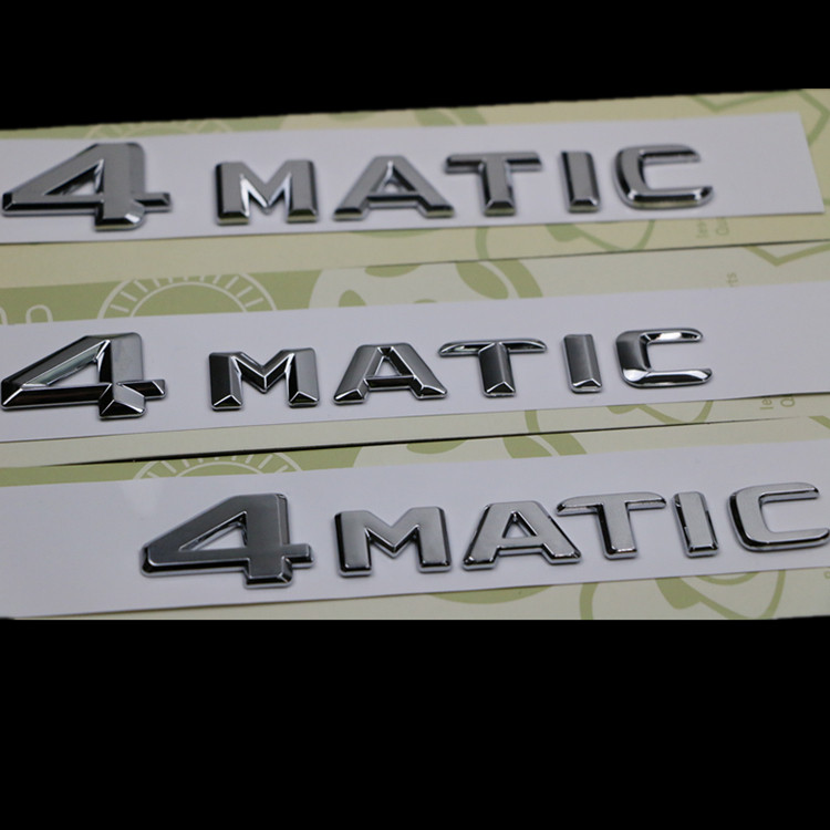 Mới Cũ Mercedes-Benz 4MATIC Logo Ô Tô Word Logo Cũ Mercedes-Benz Bốn Bánh Drive Logo Mercedes-Benz B
