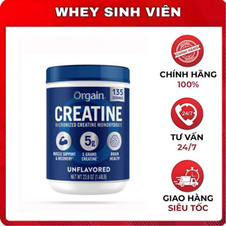   Chính hãng  Bột Orgain Creatine Micronized Creatine Monohydrate  675g  tại  Whey Sinh Viên 