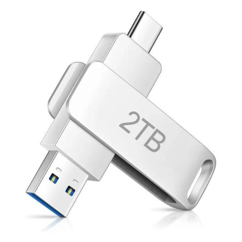 Ổ đĩa flash 2TB OTG cho Ipone 15 / 16 Max Pro, Ổ đĩa ngón tay cái USB C cho điện thoại Android, 32GB
