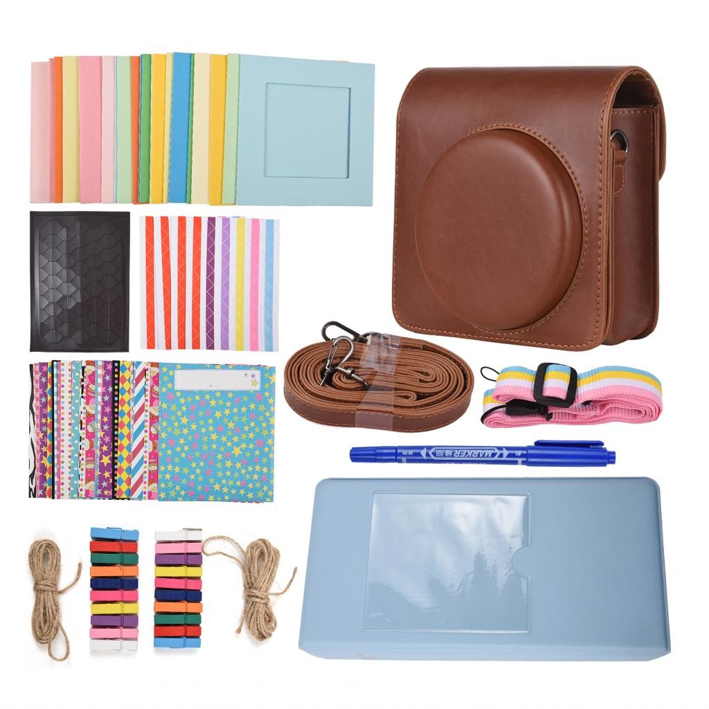 Macospice Bộ phụ kiện máy ảnh Instant Macospice thay thế cho Fujifilm Instax Square SQ40/SQ1 với Túi