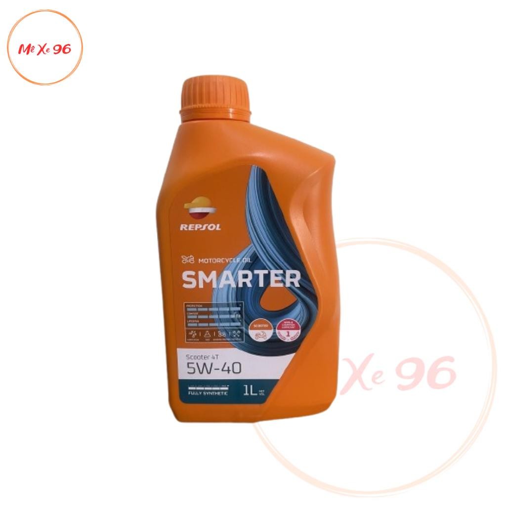 Nhớt Repsol Scooter Smarter 5w40 Repsol Scooter 5w40 mẫu mới dung tích 1L
