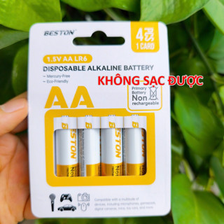  Pin kiềm Beston AA AAA 1.5V Alkaline cho Micro karaoke đồ chơi  điều khiển bền bỉ và an toàn 