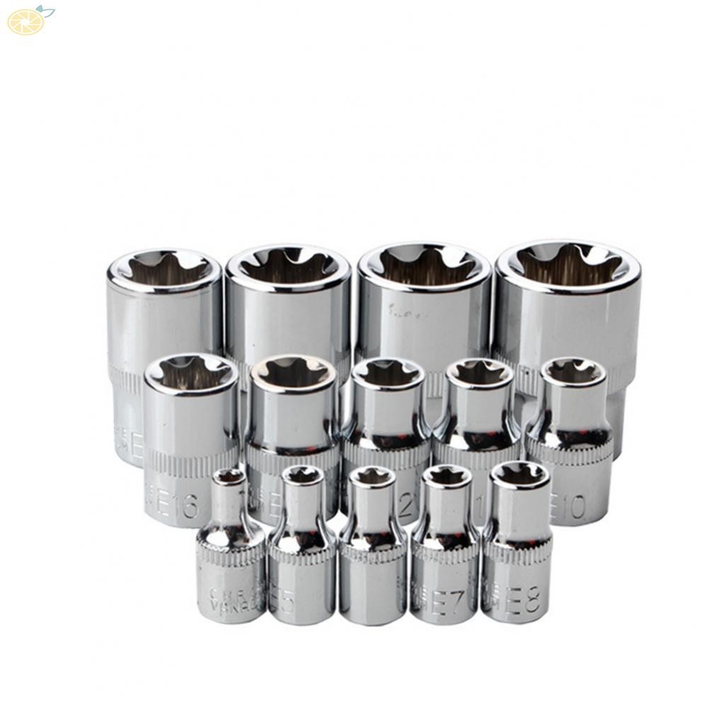 Bộ ổ cắm 14 mảnh có vỏ 12 inch 38 inch 14 inch Ổ cắm thép xử lý nhiệt