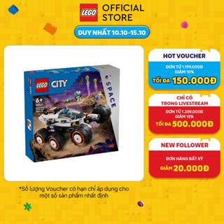 LEGO CITY 60431 Xe thám hiểm không gian & người ngoài hành tinh (311 chi tiết)