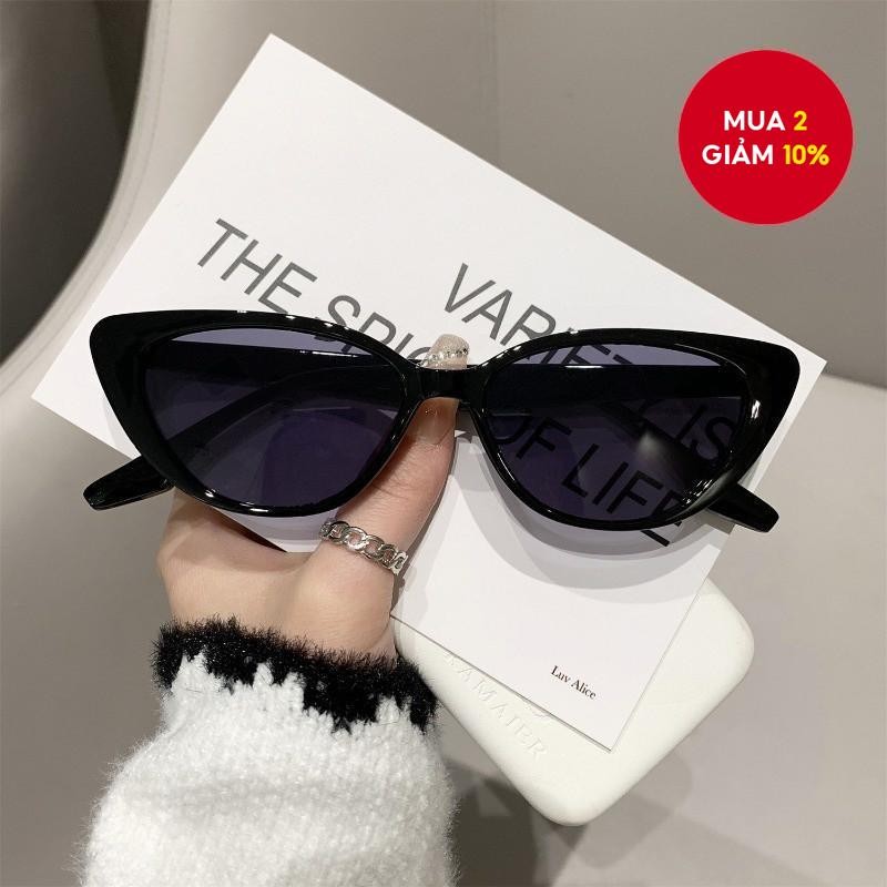 Kính râm mắt mèo cổ điển Kính che nắng ngoài trời thời trang Unisex dành cho nữ và nam giới