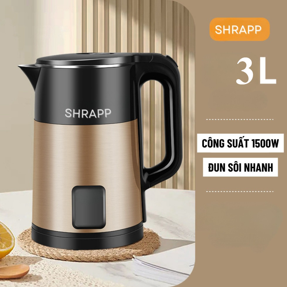 Ấm Siêu Tốc SHRAPP Dung Tích 3L